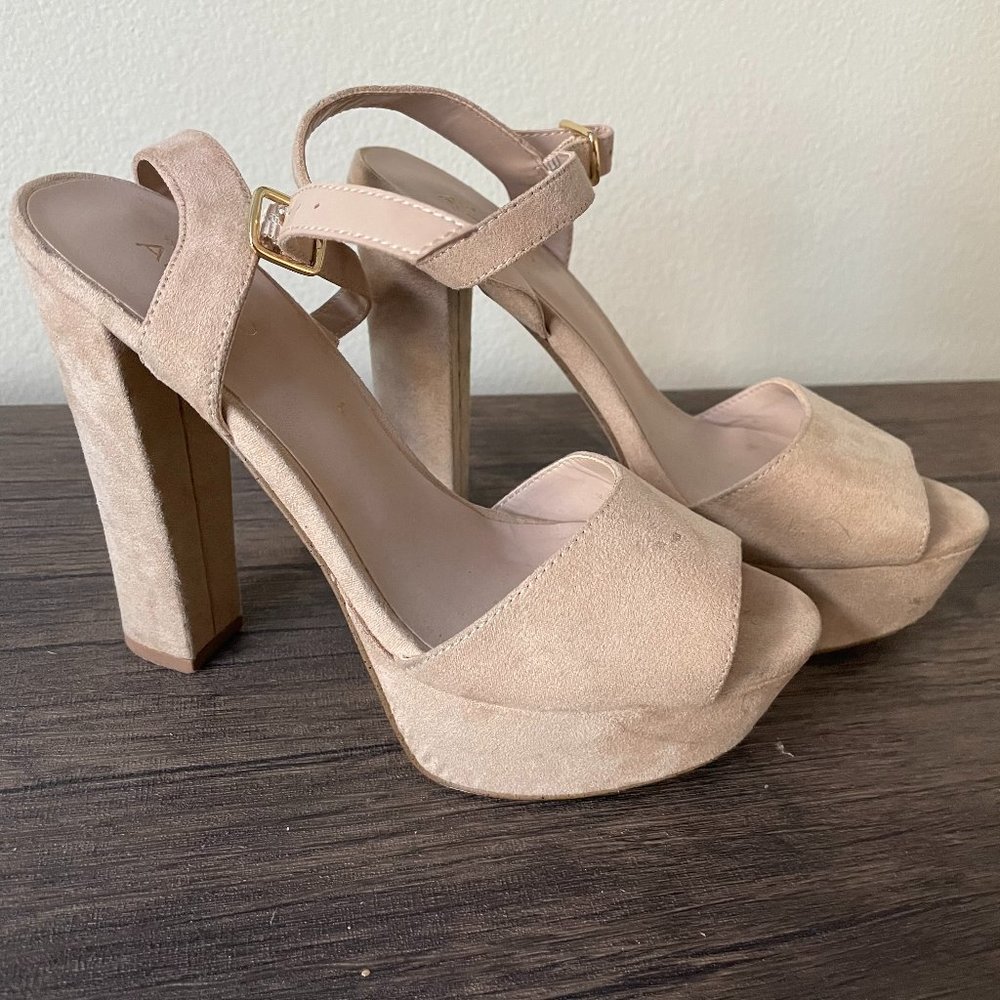 ALDO Tan-Beige Heels